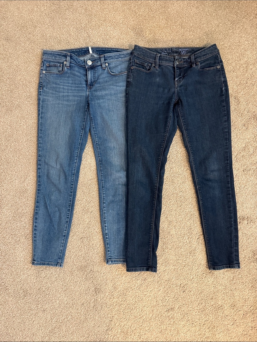 The Limited and Loft Skinny Jeans, Size 4